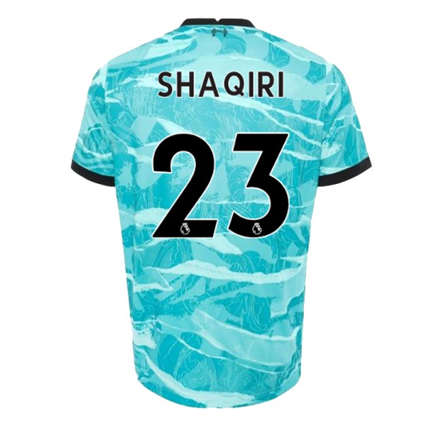 Camiseta Liverpool NO.23 Shaqiri Segunda Equipación 2020-2021 Azul